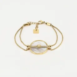 Bracelet Constance En Acier Doré - Zag Bijoux