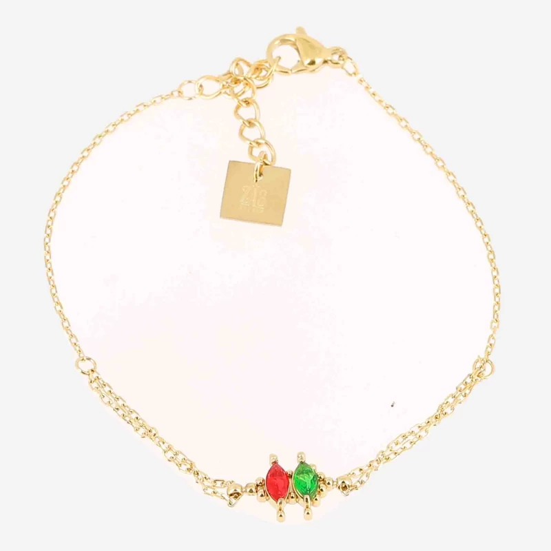 Bracelet Crown En Acier Doré - Zag Bijoux 3 Bracelet Crown En Acier Doré - Zag Bijoux