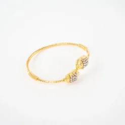 Bracelet Duality Grand Scaramouche Strass Or - Gas Bijoux