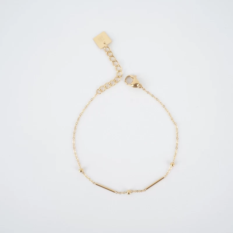 Bracelet Eden En Acier Inoxydable Doré - Zag Bijoux 3 Bracelet Eden En Acier Inoxydable Doré - Zag Bijoux