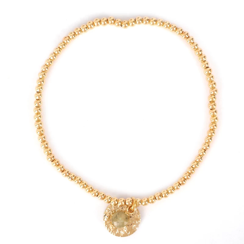 Bracelet élastique RBR0883 Plaqué Or - Pomme Cannelle 3 Bracelet élastique RBR0883 Plaqué Or - Pomme Cannelle