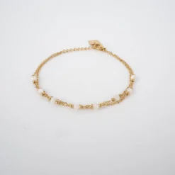 Bracelet Falls Blanc Acier Or - Zag Bijoux