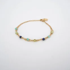 Bracelet Falls Bleu Acier Or - Zag Bijoux