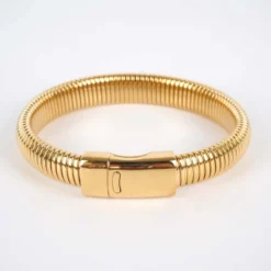 Bracelet Jonc Ay Acier Or - Zag Bijoux -Bijoux Fantaisie bracelet jonc ay acier or zag bijoux 2