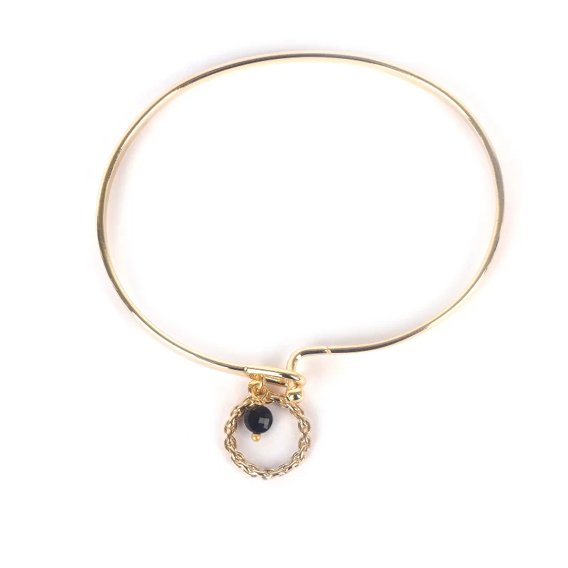 Bracelet Jonc RBR0885 Plaqué Or - Pomme Cannelle 3 Bracelet Jonc RBR0885 Plaqué Or - Pomme Cannelle