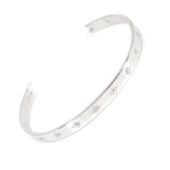 Bracelet Jonc Stars Céleste En Argent - Pomme Cannelle