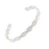 Bracelet Jonc Tresse En Argent - Pomme Cannelle 2 Bracelet Jonc Tresse En Argent - Pomme Cannelle -Bijoux Fantaisie bracelet jonc tresse en argent pomme cannelle