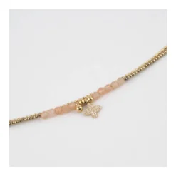 Bracelet Kaleo Rose En Acier Or Jaune - Zag Bijoux