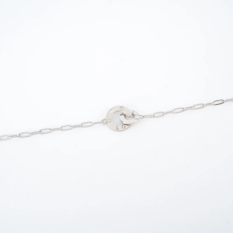 Bracelet Love En Acier Inoxydable - Zag Bijoux 3 Bracelet Love En Acier Inoxydable - Zag Bijoux