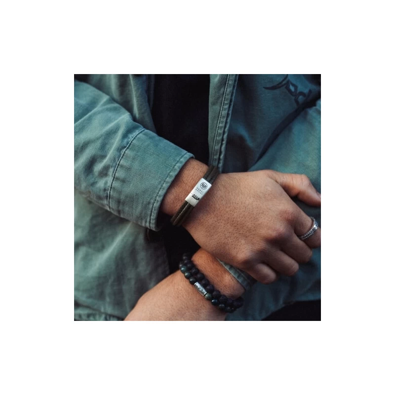 Bracelet Mad Blue Night 8mm - Rebel & Rose 4 Bracelet Mad Blue Night 8mm - Rebel & Rose – Image 2