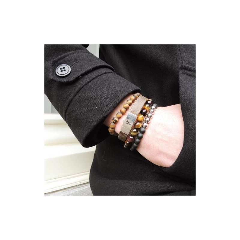 Bracelet Mad Tiger Lily 8mm - Rebel & Rose 4 Bracelet Mad Tiger Lily 8mm - Rebel & Rose – Image 2