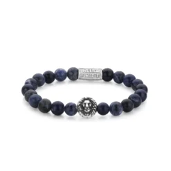 Bracelet Midnight Blue Lion 8mm - Rebel & Rose
