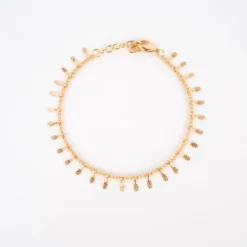 Bracelet Mini épis En Plaqué Or - Pomme Cannelle -Bijoux Fantaisie bracelet mini epis en plaque or pomme cannelle 2