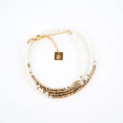 Bracelet Multi-tours Orné De Pierres Hématite - Zag Bijoux