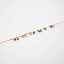 Bracelet Pampilles Stones Mix Acier Jaune - Zag Bijoux