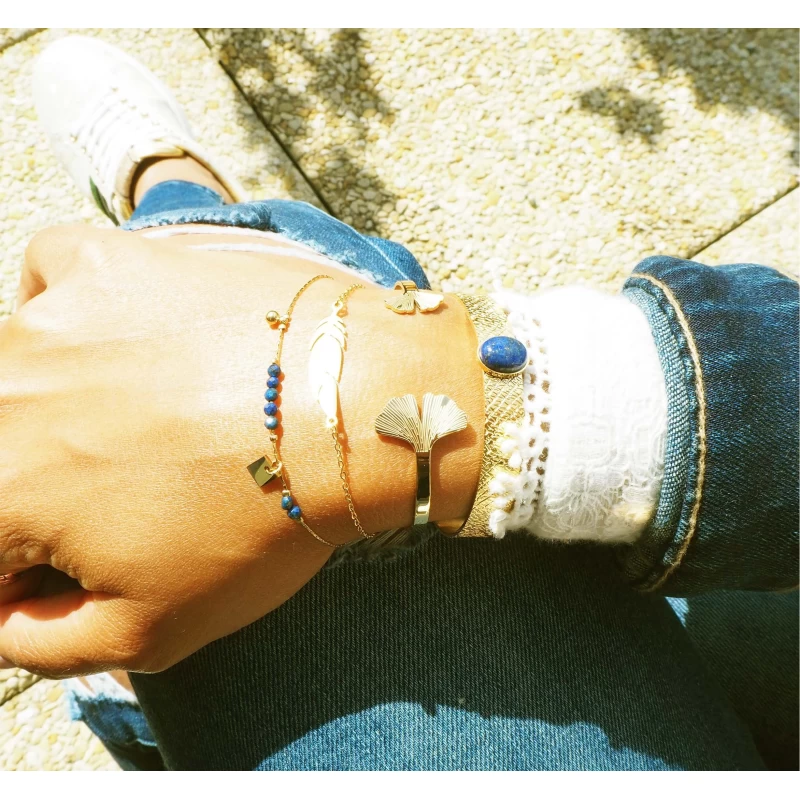 Bracelet Plume En Acier - Zag Bijoux 5 Bracelet Plume En Acier - Zag Bijoux – Image 3