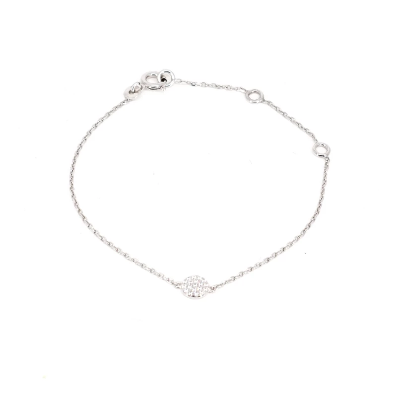 Bracelet Shiny Blanc En Argent - Pomme Cannelle 3 Bracelet Shiny Blanc En Argent - Pomme Cannelle