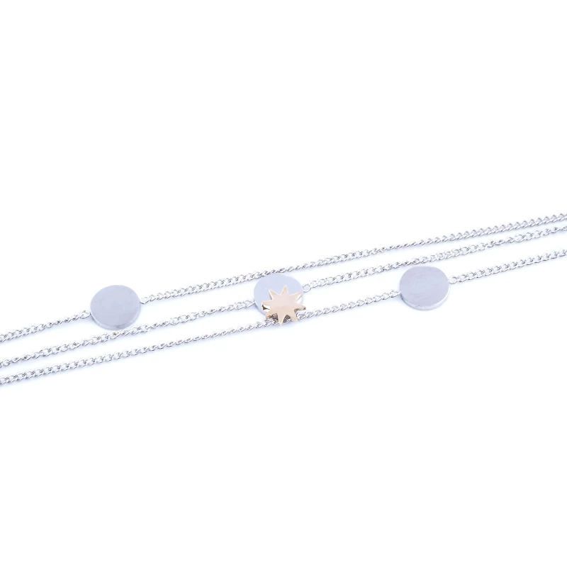 Bracelet Space En Acier - Zag Bijoux 3 Bracelet Space En Acier - Zag Bijoux