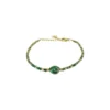 Bracelet Stone Ovale Malachite En Acier Or Jaune - Zag Bijoux 1 Bracelet Stone Ovale Malachite En Acier Or Jaune - Zag Bijoux -Bijoux Fantaisie bracelet stone ovale malachite en acier or jaune zag bijoux