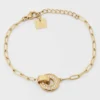Bracelet Union En Acier Doré - Zag Bijoux -Bijoux Fantaisie bracelet union en acier dore zag bijoux