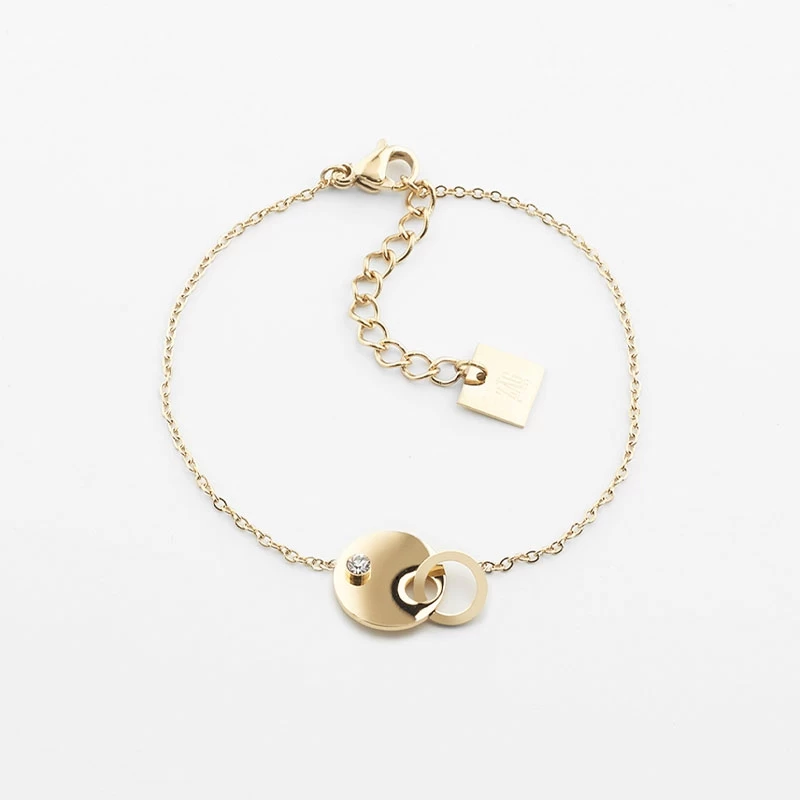 Bracelet Union En Acier Jaune - Zag Bijoux 3 Bracelet Union En Acier Jaune - Zag Bijoux