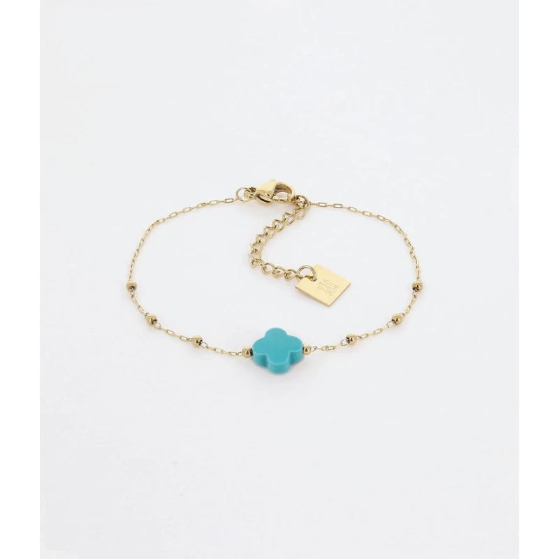 Bracelet Velasquez Turquoise En Acier - Zag Bijoux 3 Bracelet Velasquez Turquoise En Acier - Zag Bijoux