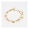 Bracelet Vogue En Acier Or Jaune - Zag Bijoux -Bijoux Fantaisie bracelet vogue en acier or jaune zag bijoux