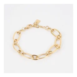 Bracelet Vogue En Acier Or Jaune - Zag Bijoux