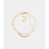Chaîne De Cheville Alana Orange - Zag Bijoux 2 Chaîne De Cheville Alana Orange - Zag Bijoux -Bijoux Fantaisie chaine de cheville alana orange zag bijoux