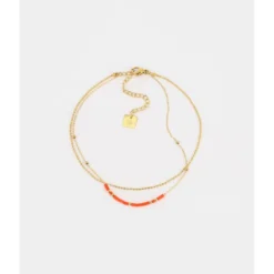Chaîne De Cheville Alana Orange - Zag Bijoux