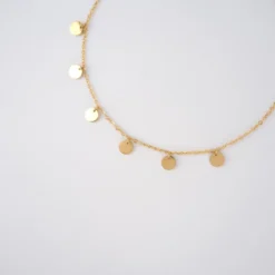 Chaine De Cheville Helena En Acier Or Jaune - Zag Bijoux