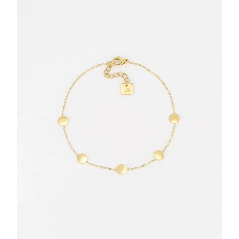 Chaîne De Cheville Mahana Acier Or Jaune - Zag Bijoux 3 Chaîne De Cheville Mahana Acier Or Jaune - Zag Bijoux