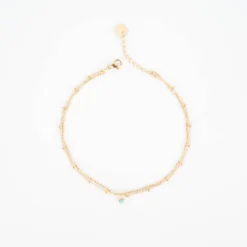 Chaine De Cheville Naila En Acier Or Jaune - Zag Bijoux