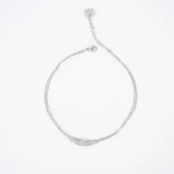 Chaine De Cheville Plume En Acier - Zag Bijoux -Bijoux Fantaisie chaine de cheville plume en acier zag bijoux 2