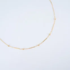Collier Amélia En Acier Inoxydable Doré - Zag Bijoux