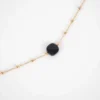 Collier Anty Noir Acier Or - Zag Bijoux -Bijoux Fantaisie collier anty noir acier or zag bijoux