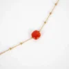 Collier Anty Rouge Acier Or - Zag Bijoux -Bijoux Fantaisie collier anty rouge acier or zag bijoux