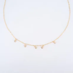 Collier Ava En Acier Inoxydable Doré - Zag Bijoux -Bijoux Fantaisie collier ava en acier inoxydable dore zag bijoux 1