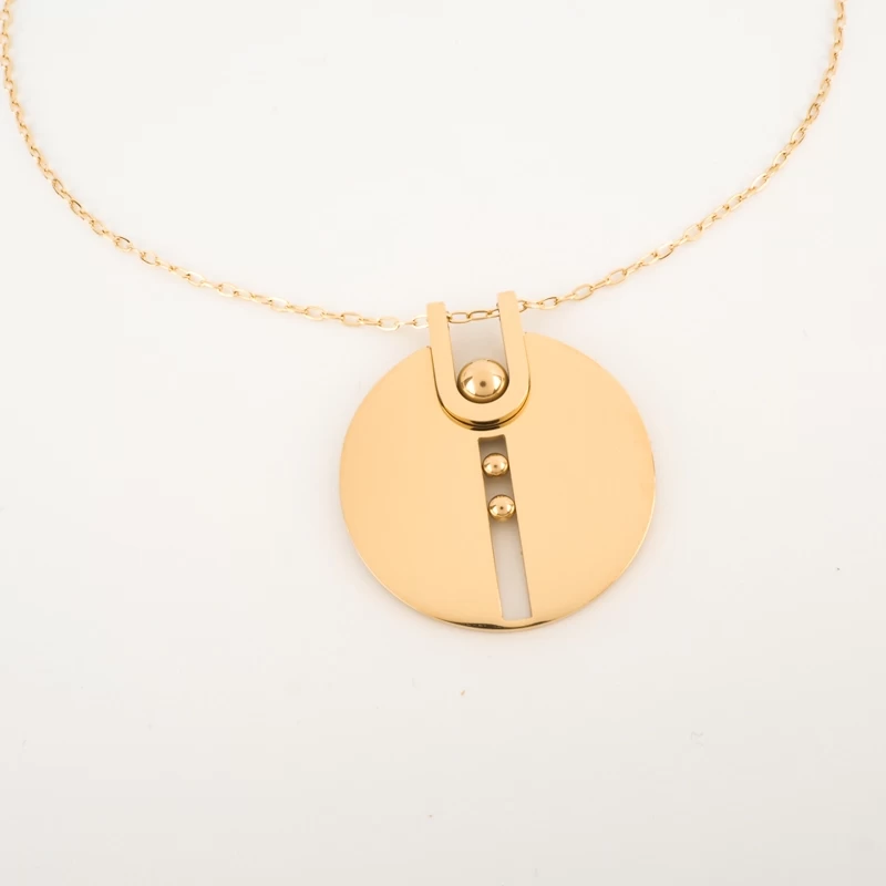 Collier Chelsea En Acier Jaune - Zag Bijoux 4 Collier Chelsea En Acier Jaune - Zag Bijoux – Image 2