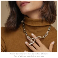 Collier Gabriel Argent - Gas Bijoux -Bijoux Fantaisie collier gabriel argent gas bijoux 1