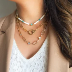 Collier Hook En Acier Or Jaune - Zag Bijoux 7 Collier Hook En Acier Or Jaune - Zag Bijoux -Bijoux Fantaisie collier hook en acier or jaune zag bijoux 2