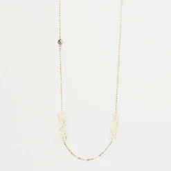 Collier Love Mum En Acier Jaune - Zag Bijoux