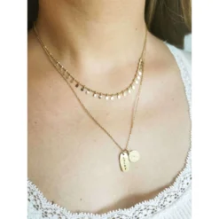 Collier Luc En Acier Jaune - Zag Bijoux -Bijoux Fantaisie collier luc en acier jaune zag bijoux 2