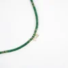 Collier Madagascar Vert En Acier Or Jaune - Zag Bijoux -Bijoux Fantaisie collier madagascar vert en acier or jaune zag bijoux