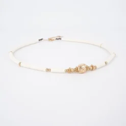 Collier Mahina En Acier Or Jaune - Zag Bijoux -Bijoux Fantaisie collier mahina en acier or jaune zag bijoux 1