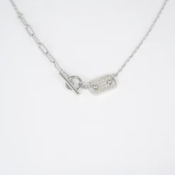 Collier Maille Rock En Acier - Zag Bijoux