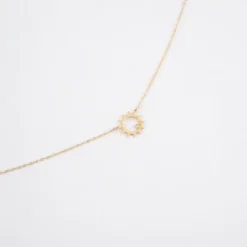 Collier Oursin En Acier Or Jaune - Zag Bijoux