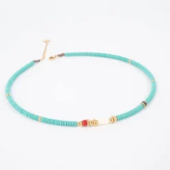 Collier Papeete En Acier Or Jaune - Zag Bijoux -Bijoux Fantaisie collier papeete en acier or jaune zag bijoux 2