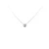 Collier Pastille Shiny Blanc En Argent - Pomme Cannelle