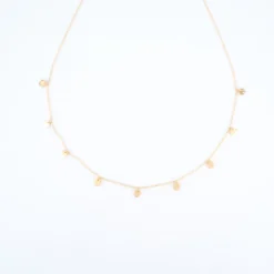 Collier Pastilles En Acier Inoxydable Doré - Zag Bijoux